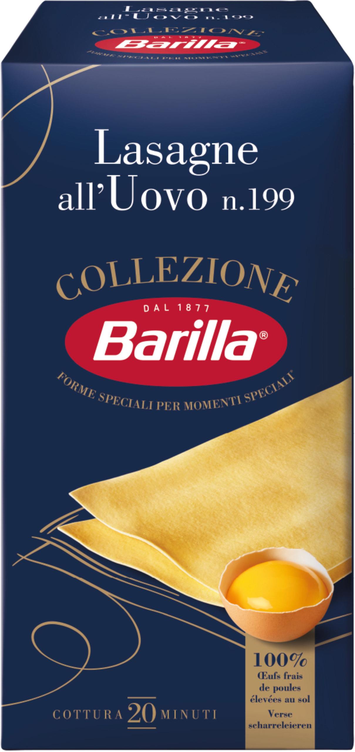 Lasagne all'uovo Barilla 500 g