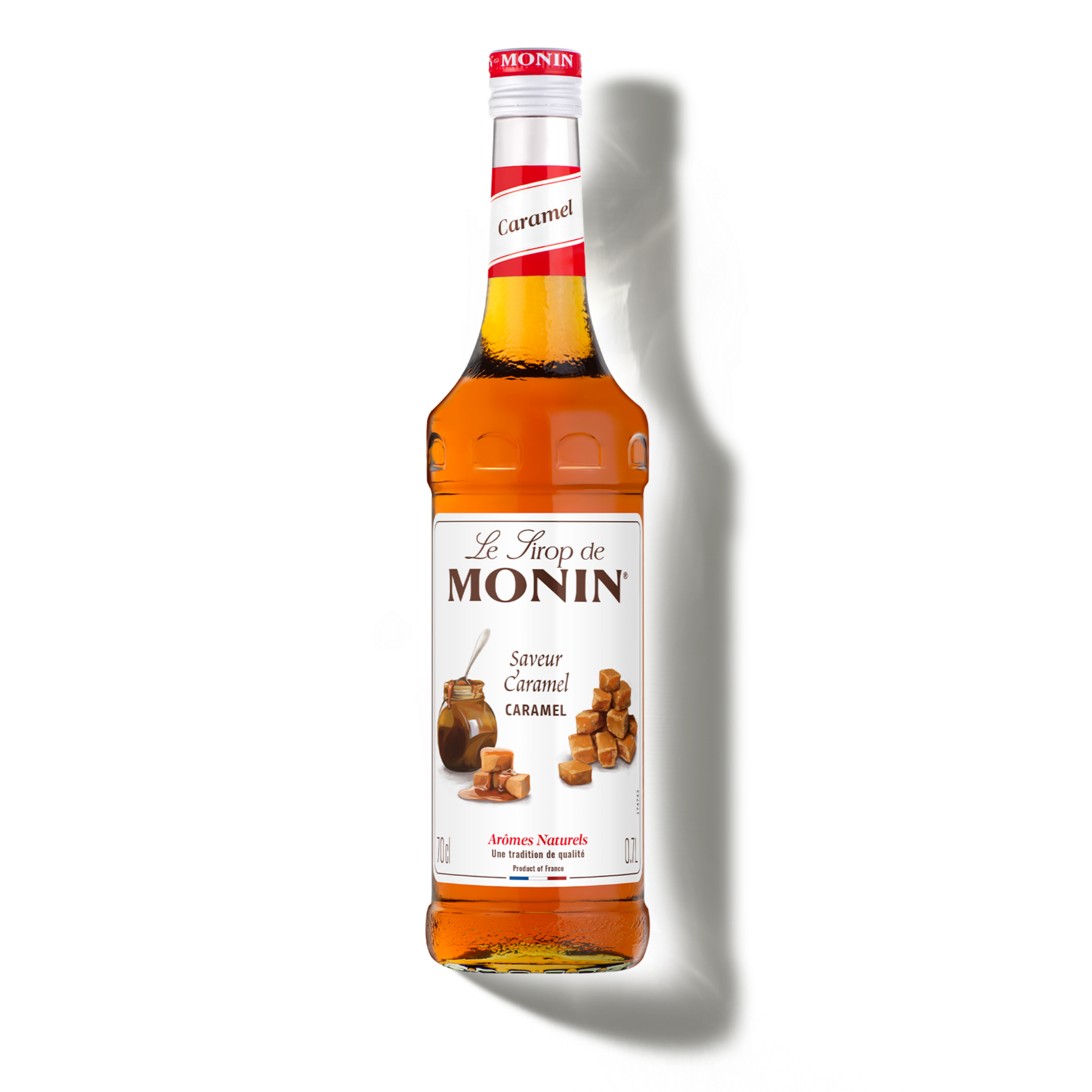 Bouteille de sirop MONIN saveur caramel 70 cl