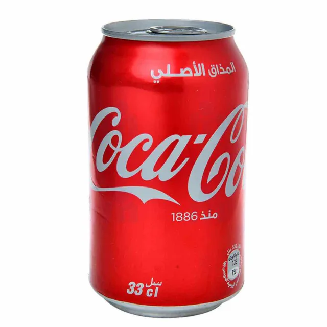 Canette Coca-Cola Original 33 cl, emballage rouge