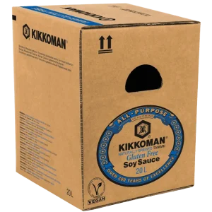 Carton de sauce soja Kikkoman Tamari sans gluten 20 L