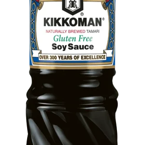 Bouteille de sauce soja Kikkoman Tamari sans gluten 1 L